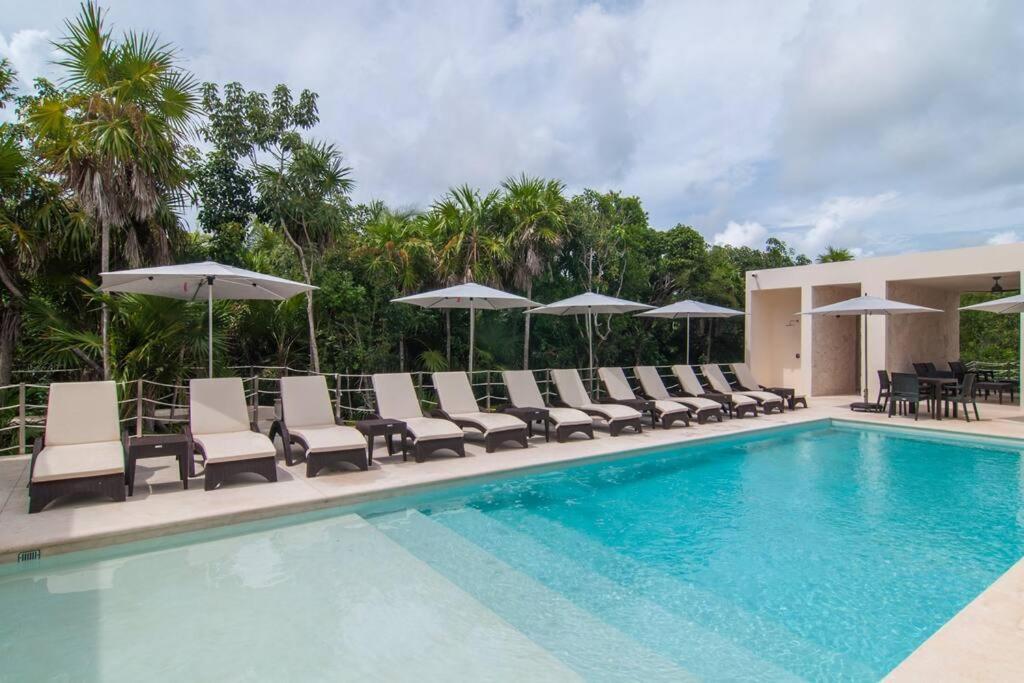 Ground Level Garden Condo At Akumal South By Tao Santamar Экстерьер фото