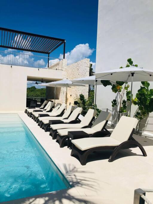 Ground Level Garden Condo At Akumal South By Tao Santamar Экстерьер фото
